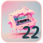 Melting cassette labeled "2022"